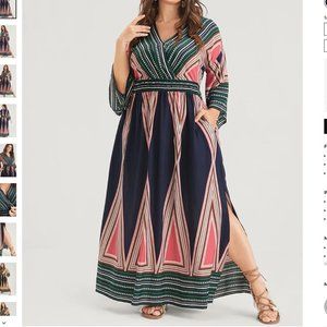 BloomChic Plus Size Printed Maxi Dress, Size 22